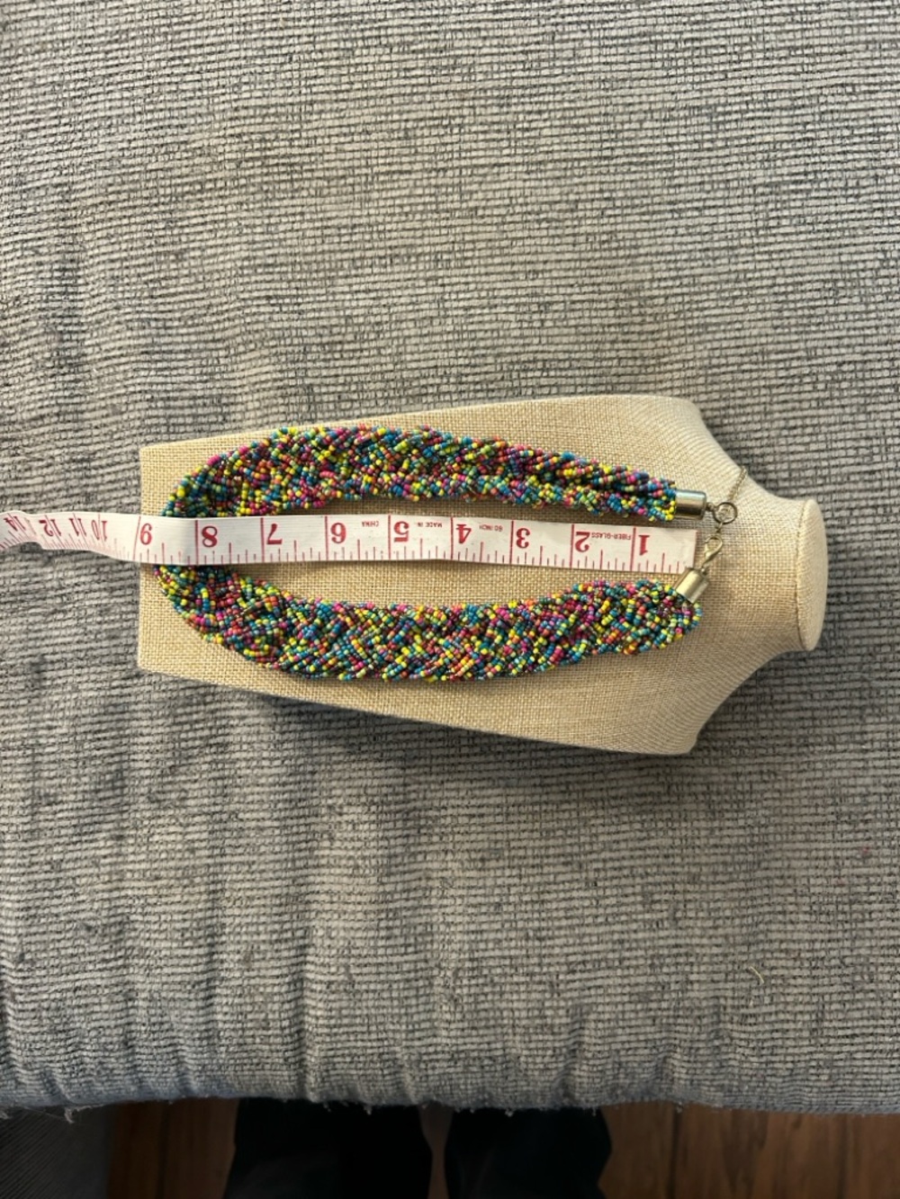 🟢 10/$20 Multicolor Seed Bead Braided Necklace - Women Jewelry - Picture 6 of 9
